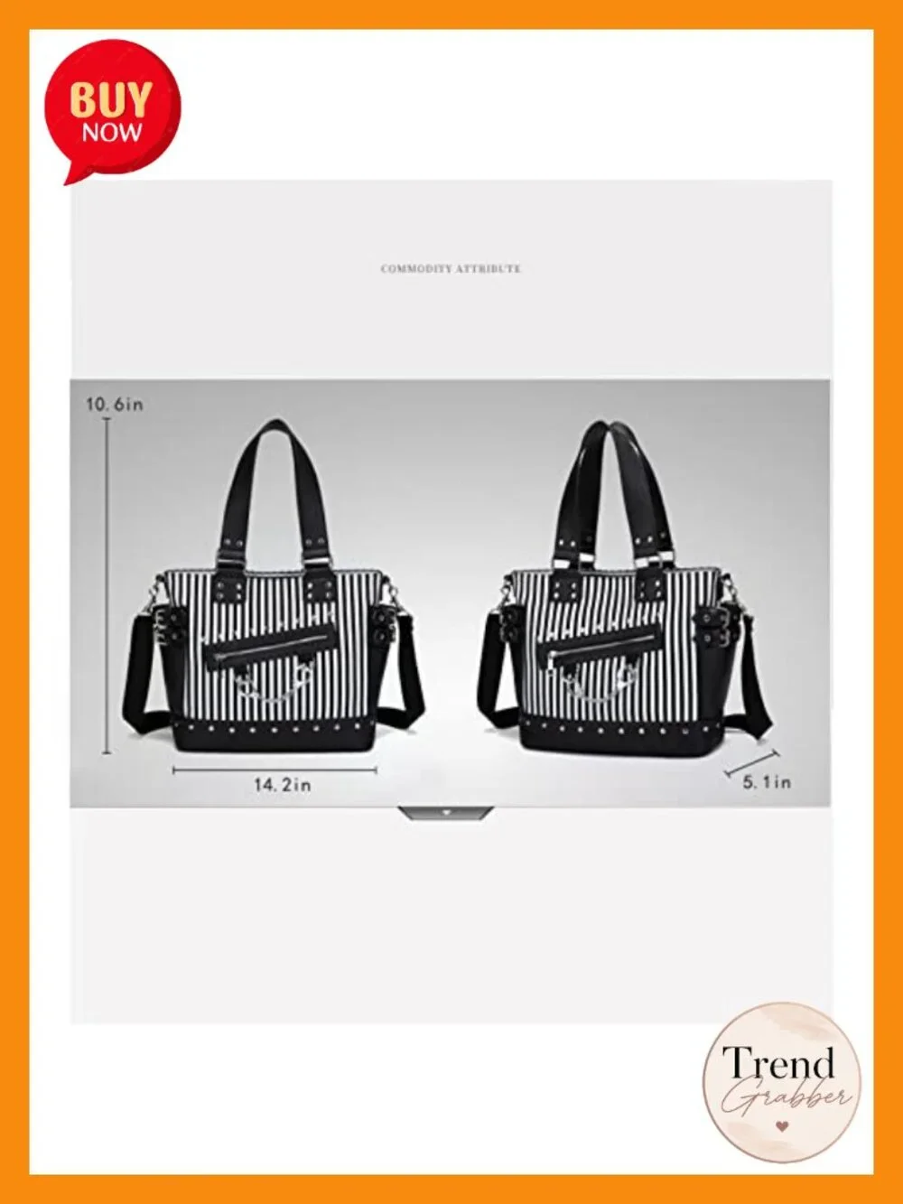 Gothic Canvas Backpack Luminous Skull Crossbody Bag Zipper Shoulder Bag